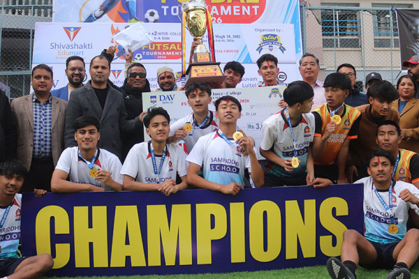 समृद्धिलाई फुटसल उपाधि